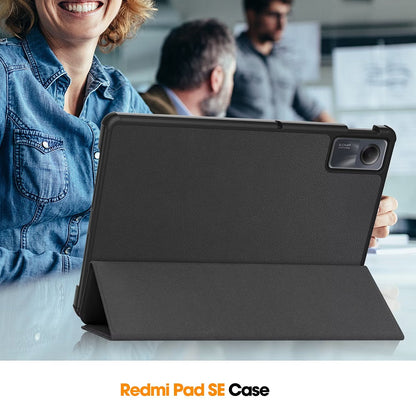 Hülle für Xiaomi Redmi Pad SE, Techsuit, FoldPro, Schwarz