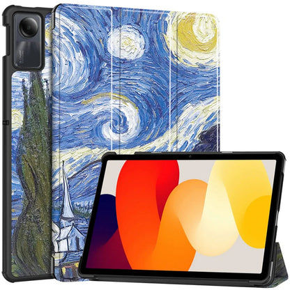 Case for Xiaomi Redmi Pad SE, Techsuit, FoldPro Starry Night, Multicolor