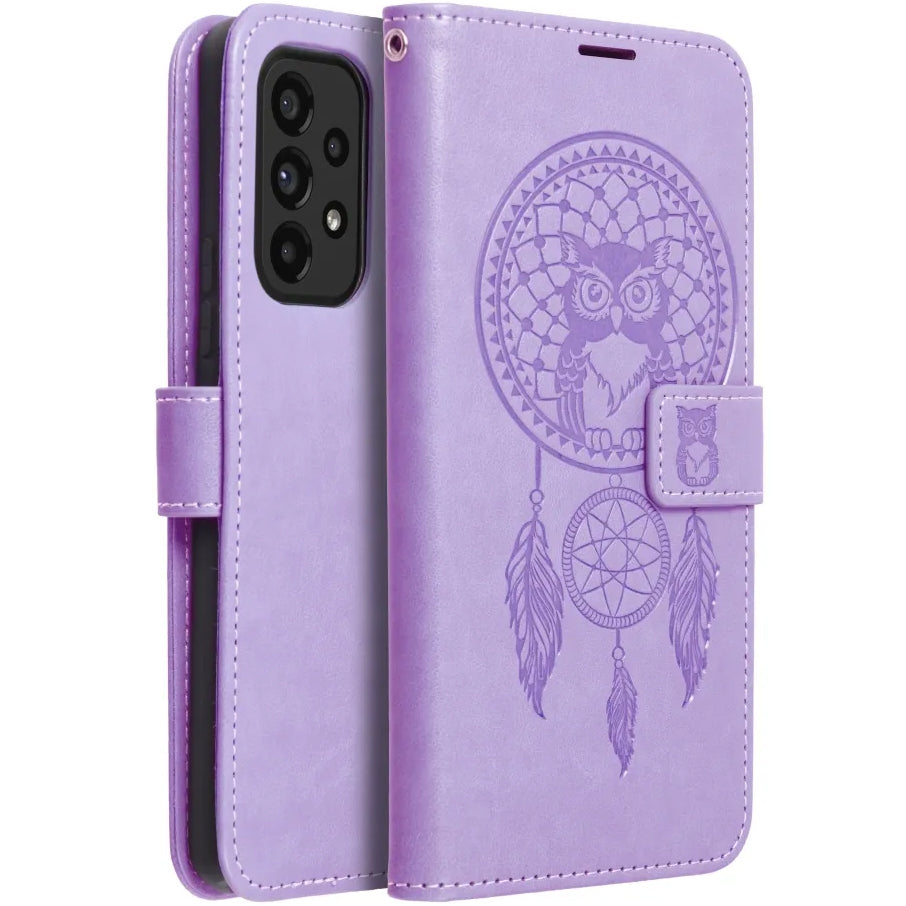 Hülle für Samsung Galaxy A22 5G A226, OEM, MEZZO Dream Catcher, Lila