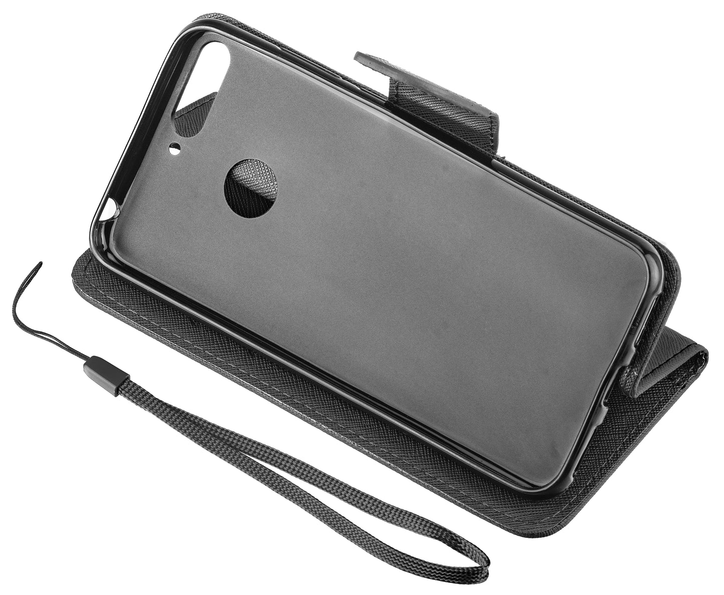 Hülle für Samsung Galaxy A22 5G A226, OEM, Fancy, Schwarz