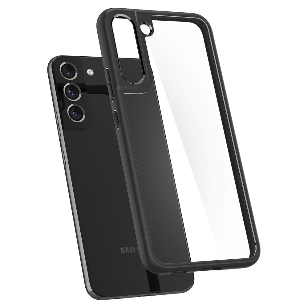 Hülle für Samsung Galaxy S22 5G S901, Spigen, Ultra Hybrid Matte, Schwarz ACS03989