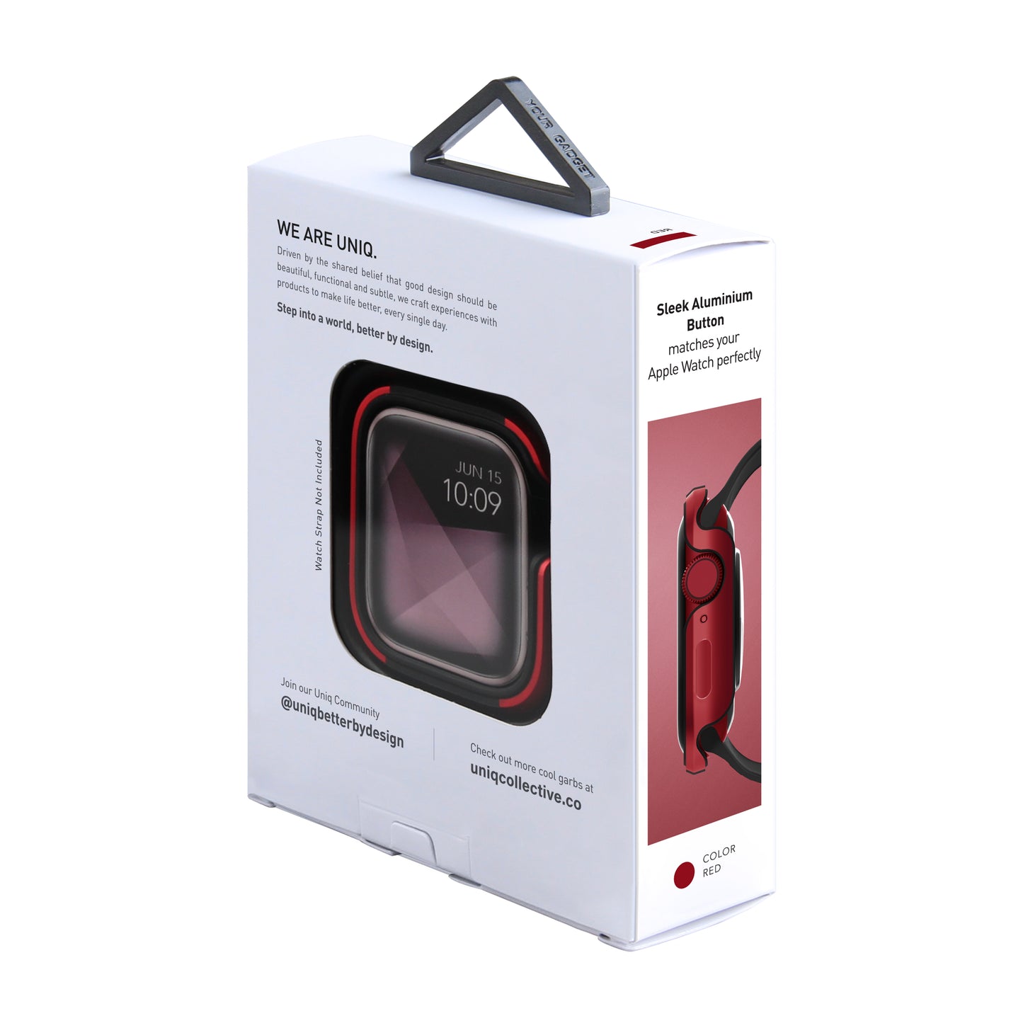 UNIQ Valencia-Gehäuse für die Apple Watch 40-mm-Serie, Rot