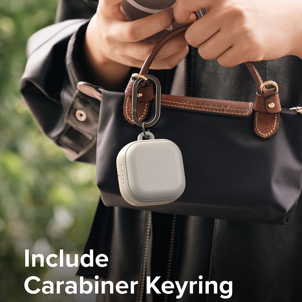 Ringke Onyx Magnetic Hülle für Samsung Galaxy Buds4 / Buds4 Pro, Grau