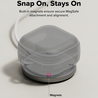 Ringke Onyx Magnetic Hülle für Samsung Galaxy Buds4 / Buds4 Pro, Grau