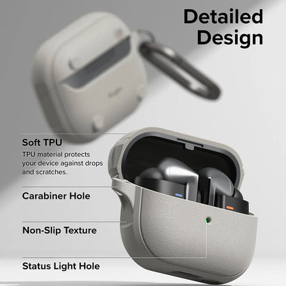 Ringke Onyx Magnetic Hülle für Samsung Galaxy Buds3 FE / Buds3 Pro / Buds3, Grau