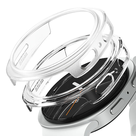 Ringke Slim Hülle für Samsung Galaxy Watch8 40mm, Set mit 2 Stück, Transparent