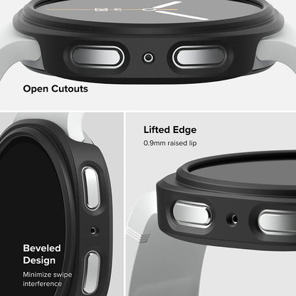 Ringke Slim Hülle für Samsung Galaxy Watch8 44mm, 2er Set, Matt Schwarz