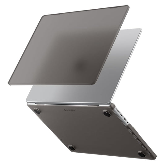 Spigen Airskin Hülle für Apple MacBook Pro 14 Zoll (2026) / (2025) / (2023) / (2022) / (2021), Schwarz Matt ACS11529