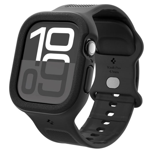 Spigen Caseology Vault Pro Armband für Apple Watch Series 10 / 11 42mm, Mattschwarz ACS09390