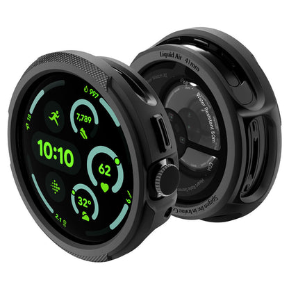 Spigen Liquid Air Case for Google Pixel Watch 4 41mm, Matte Black ACS09483