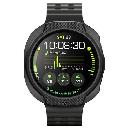 Spigen Liquid Air Hülle für Samsung Galaxy Watch8 40mm, Mattschwarz ACS09840