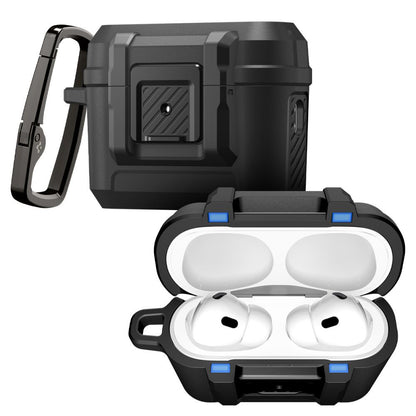 Spigen Lock Fit Hülle für Apple AirPods Pro 3, Mattschwarz