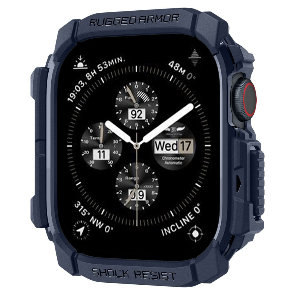 Spigen Rugged Armor Hülle für Apple Watch Series 10 / 11 46mm, Marineblau ACS08599