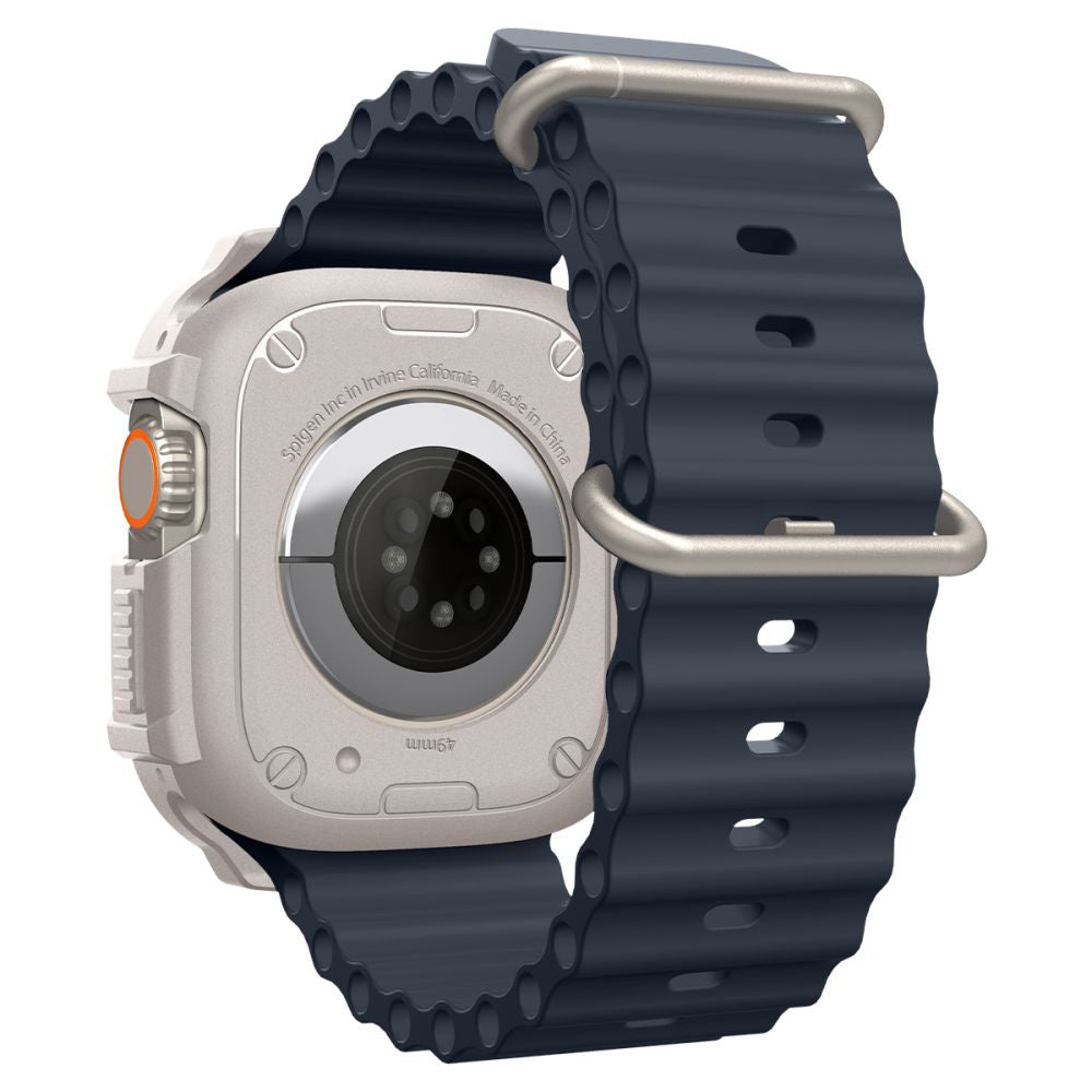 Spigen Rugged Armor Hülle für Apple Watch Ultra Series, Beige ACS07381