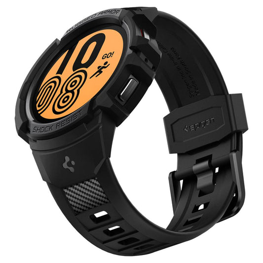 Spigen Rugged Armor Pro Hülle für Google Pixel Watch 45mm Serie, Schwarz ACS11223
