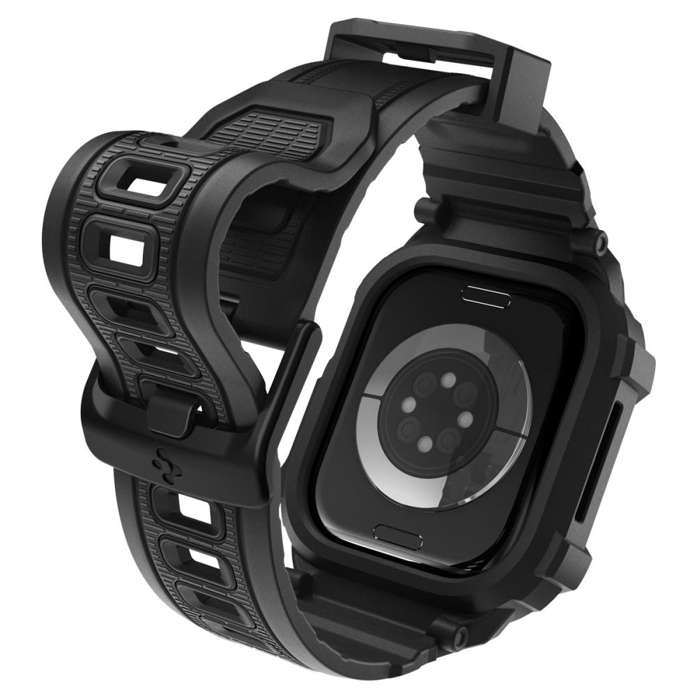 Spigen Rugged Armor Pro V2 Hülle für Apple Watch Series 10 / 11 42mm, Mattschwarz ACS10494