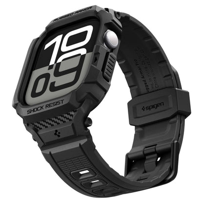 Spigen Rugged Armor Pro V2 Hülle für Apple Watch Series 10 / 11 42mm, Mattschwarz ACS10494