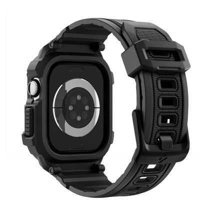 Spigen Rugged Armor Pro V2 Hülle für Apple Watch Series 10 / 11 42mm, Mattschwarz ACS10494
