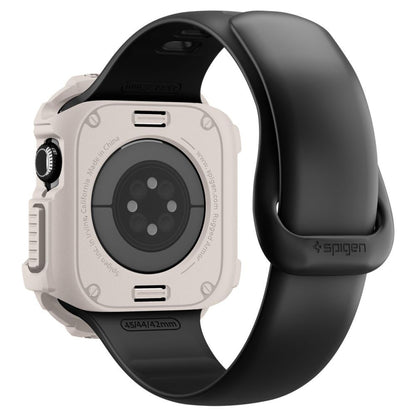 Spigen Rugged Armor V2 Hülle für Apple Watch Series 10 / 11 42mm, Beige ACS10493