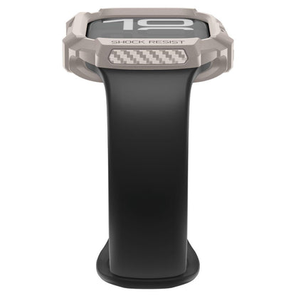 Spigen Rugged Armor V2 Hülle für Apple Watch Series 10 / 11 42mm, Beige ACS10493
