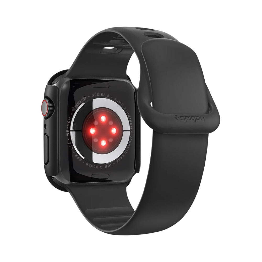 Spigen Thin Fit 360 Hülle für Apple Watch Series 40mm, Schwarz ACS11593
