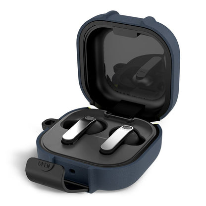 Tech-Protect Slim Hook Hülle für Samsung Galaxy Buds4 / Buds4 Pro, Marineblau