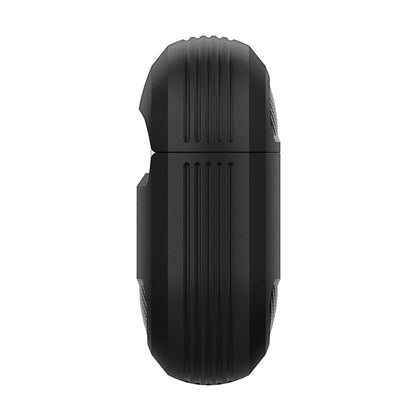 Techsuit Carbon Hülle für Apple AirPods 3, Schwarz