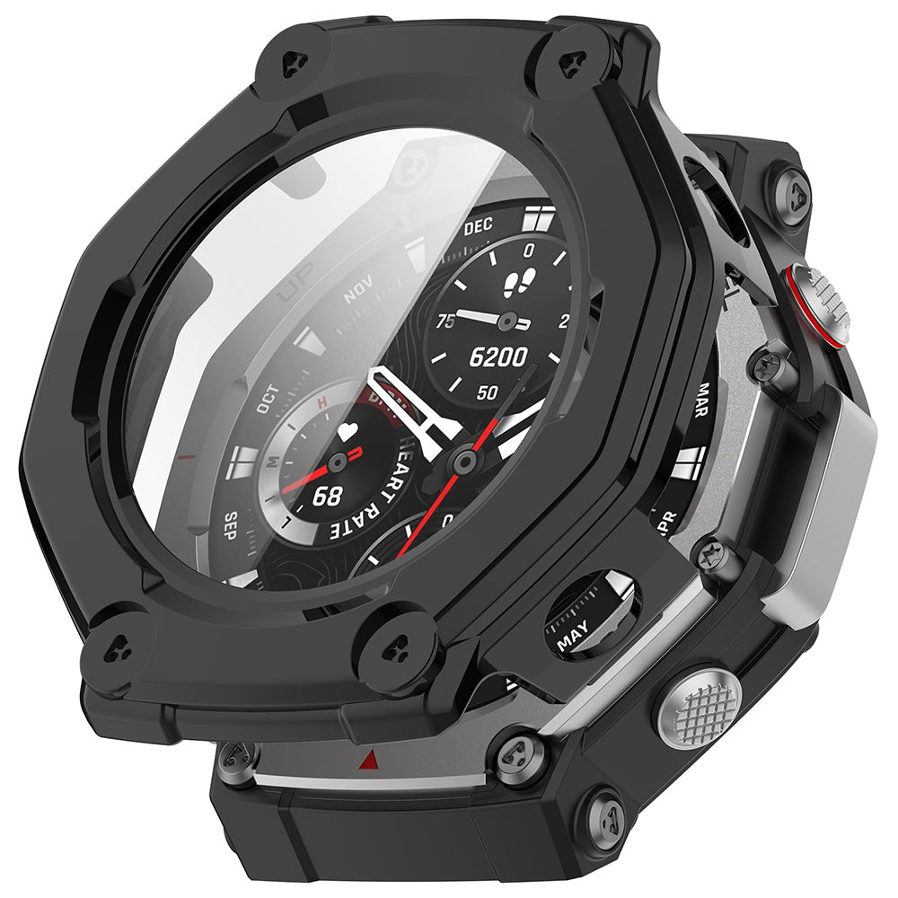 Techsuit Defense360 Pro Hülle für Amazfit T-Rex 3, Schwarz