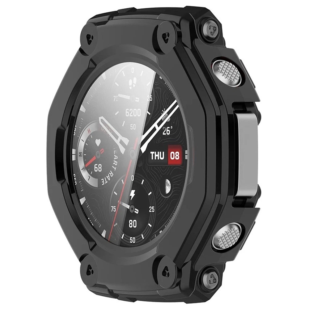 Techsuit Defense360 Pro Hülle für Amazfit T-Rex 3, Schwarz