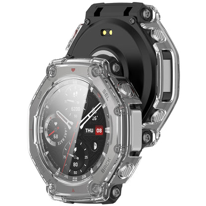 Techsuit Defense360 Pro Case for Amazfit T-Rex 3, Transparent