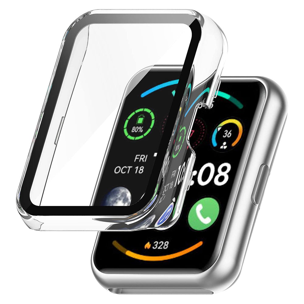 Techsuit Defense360 Pro Hülle für Huawei Watch Fit 2, Transparent