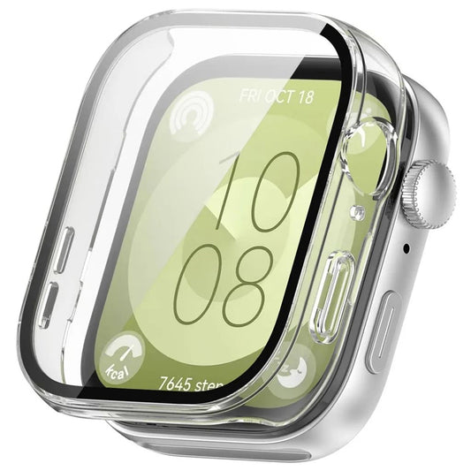 Techsuit Defense360 Pro Hülle für Huawei Watch Fit 3, Transparent