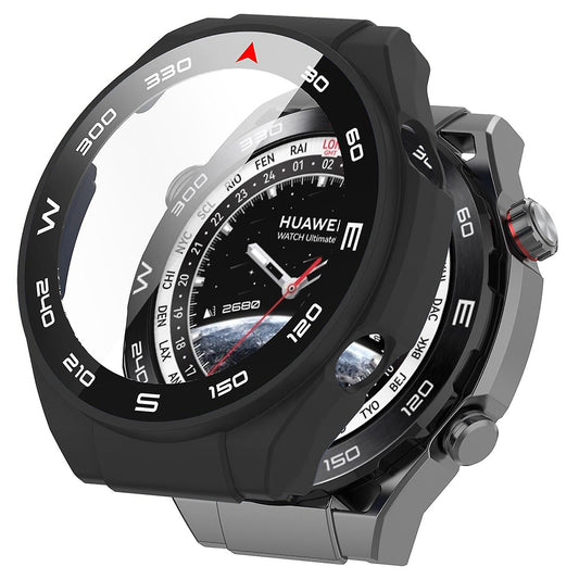 Techsuit Defense360 Pro Bezel Hülle für Huawei Watch Ultimate, Schwarz