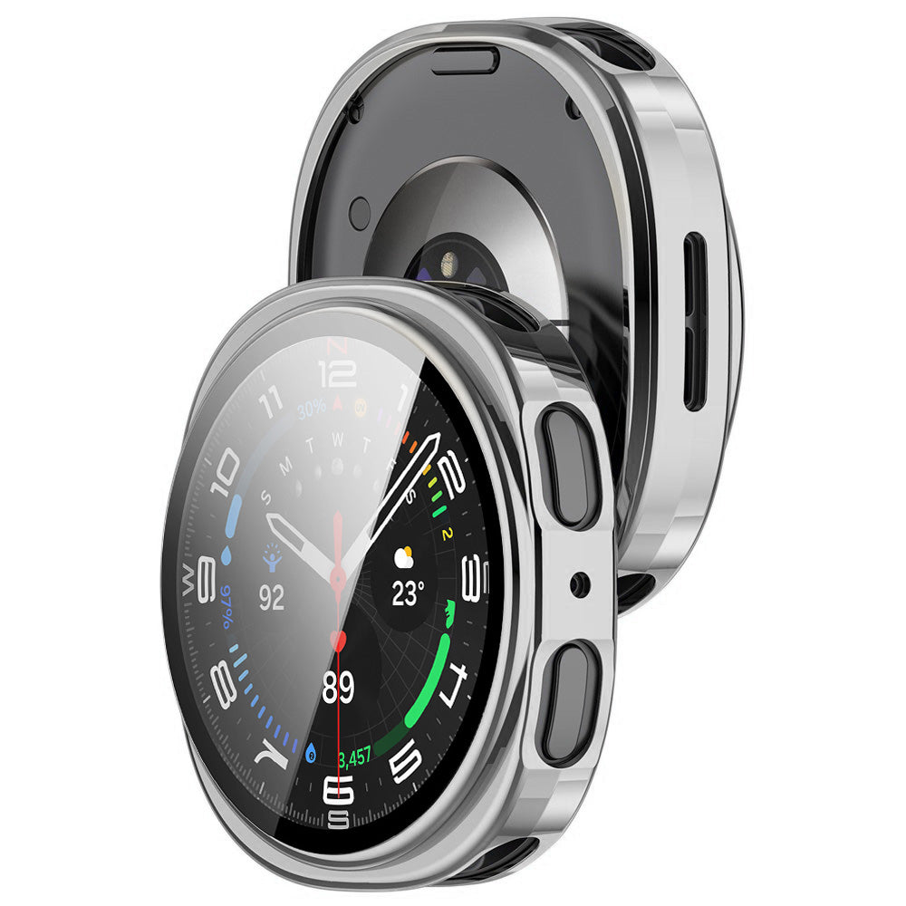 Techsuit Defense360 Pro Hülle für Samsung Galaxy Watch8 40mm, Silber