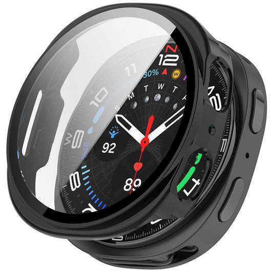 Techsuit Defense360 Pro Hülle für Samsung Galaxy Watch9 / Watch8 44mm, Matt Schwarz