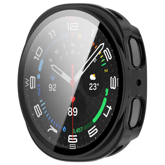 Techsuit Defense360 Pro Hülle für Samsung Galaxy Watch9 / Watch8 44mm, Matt Schwarz