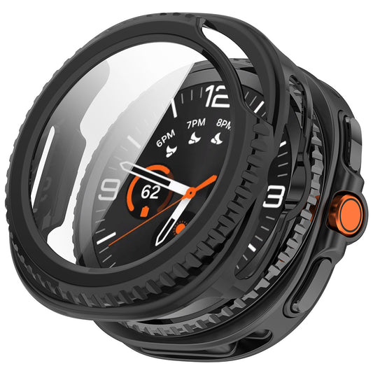 Techsuit Defense360 Pro Hülle für Samsung Galaxy Watch8 Classic, Schwarz