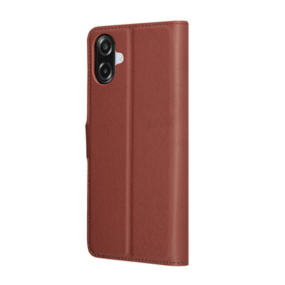 Case for Samsung Galaxy A07 4G A075, Techsuit, Leather Folio, Brown