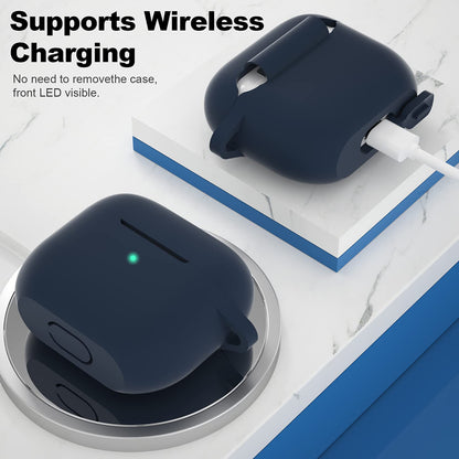 Techsuit Silicone Case for Apple AirPods 3, Navy Blue