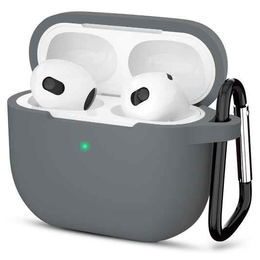 Techsuit Silikonhülle für Apple AirPods 3, Grau