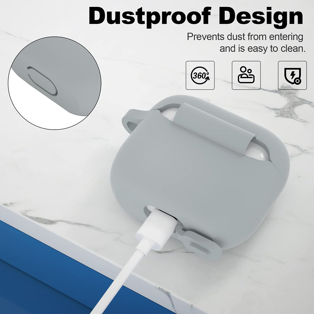Techsuit Silicone Case for Apple AirPods 3, Purple