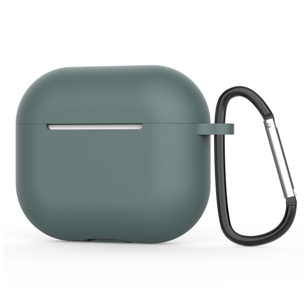 Techsuit Silikonhülle für Apple AirPods 4, Dunkelgrün