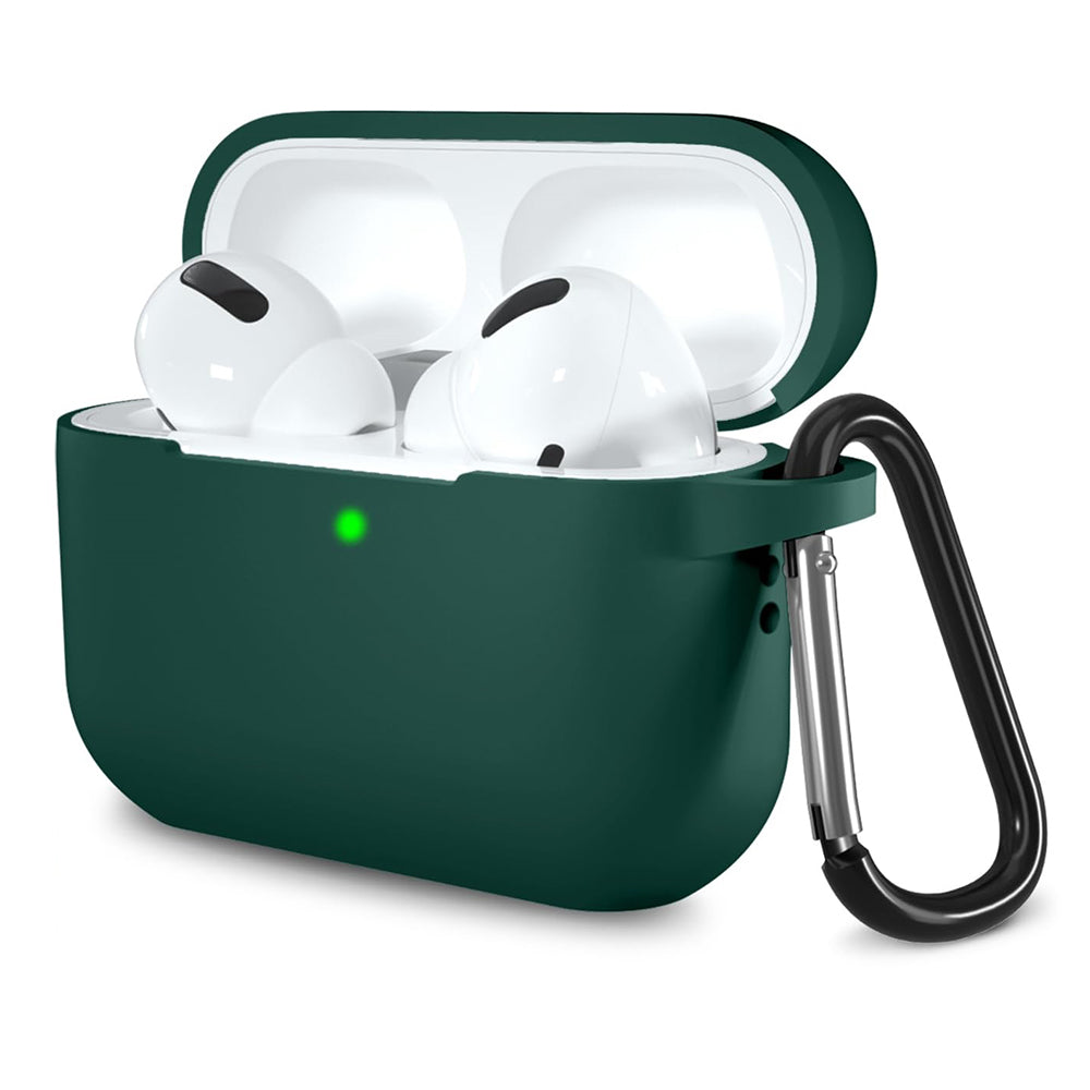Techsuit Silikonhülle für Apple AirPods Pro Series, Dunkelgrün