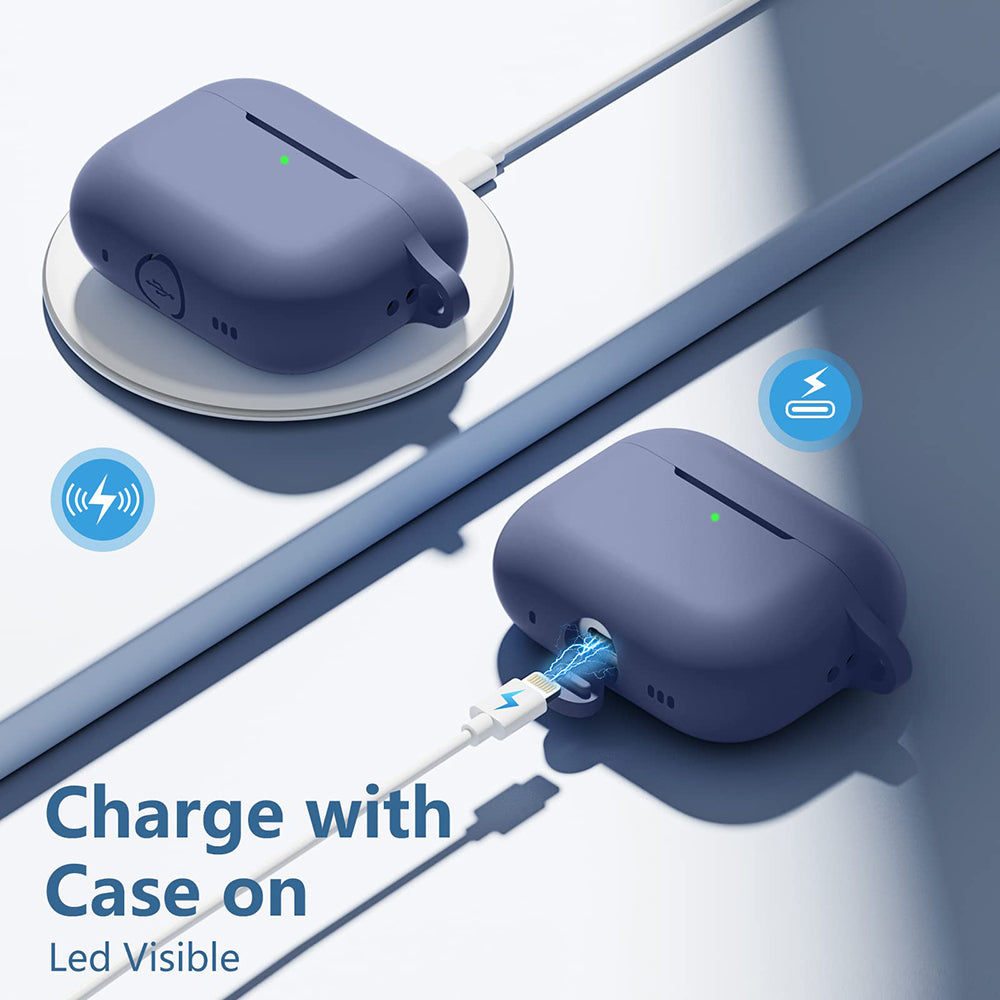 Techsuit Silikonhülle für Apple AirPods Pro Series, Dunkelgrün