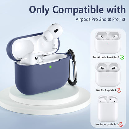 Techsuit Silikonhülle für Apple AirPods Pro Series, Dunkelgrün