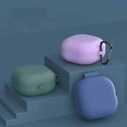 Techsuit Silikonhülle für Samsung Galaxy Buds FE / Buds2 Pro / Buds2 / Buds Pro / Buds Live, Schwarz
