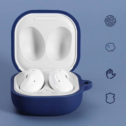 Techsuit Silikonhülle für Samsung Galaxy Buds FE / Buds2 Pro / Buds2 / Buds Pro / Buds Live, Schwarz
