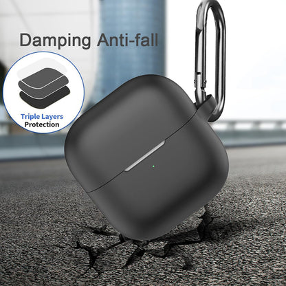Techsuit Silikonhülle für Huawei FreeClip 2, Schwarz