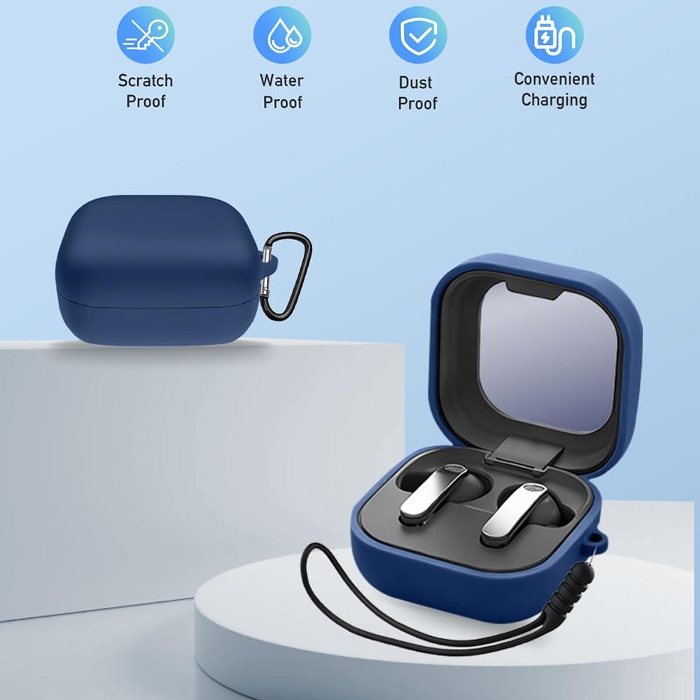 Techsuit Silikonhülle für Samsung Galaxy Buds4 / Buds4 Pro, Blau