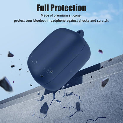 Techsuit Silikonhülle für Samsung Galaxy Buds4 / Buds4 Pro, Marineblau